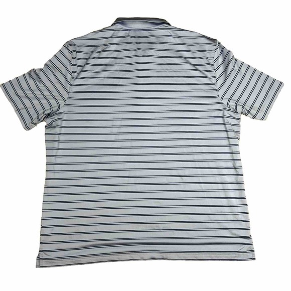 Lot Of 2 UNTUCKit Polo Shirt Men’s XXL 2XL Green Blue Stripes Golf Performance - Picture 10 of 14